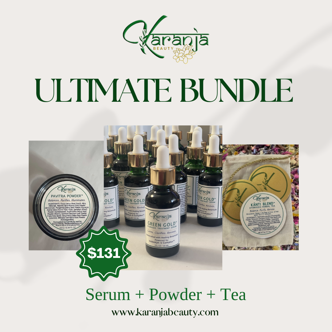Karanja Hero Ritual Bundle: Karanja Serum + Pavitra Powder + Kanti Tea