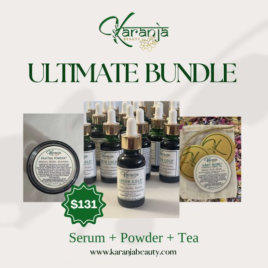 Karanja Hero Ritual Bundle: Karanja Serum + Pavitra Powder + Kanti Tea