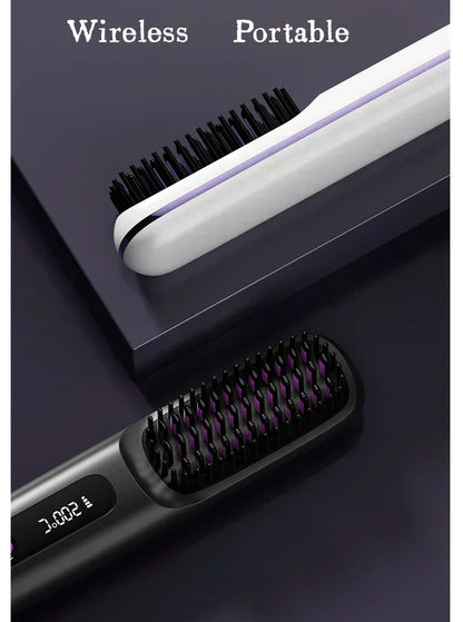 2 In 1 Hair Straightener & Curler Comb